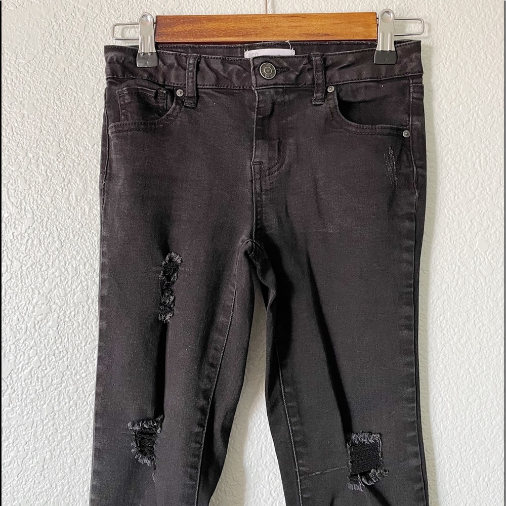 RSQ || Ibiza Skinny Black Distressed Jeans